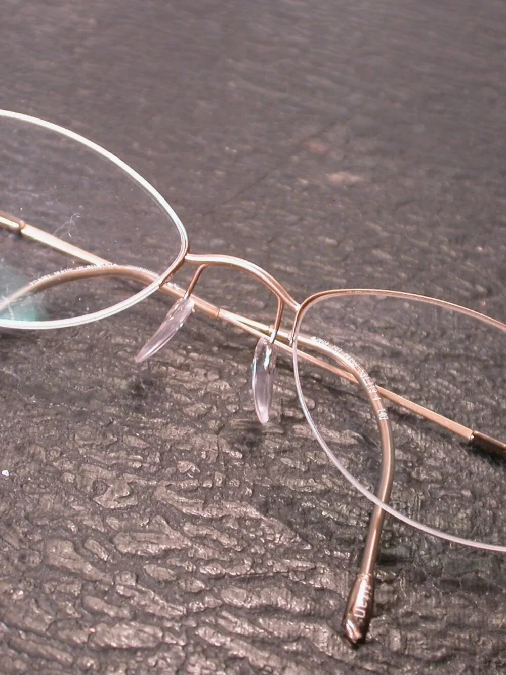 Silhouette Titan Frameless Gold Eyeglasses Made in Austria
